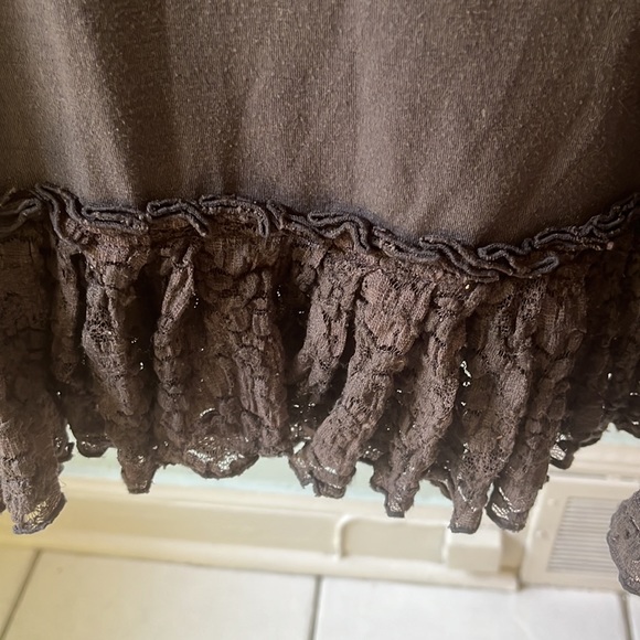 ANIMALE Spaghetti Strap BeautifulLace Trimmed Tunic - Picture 3 of 7